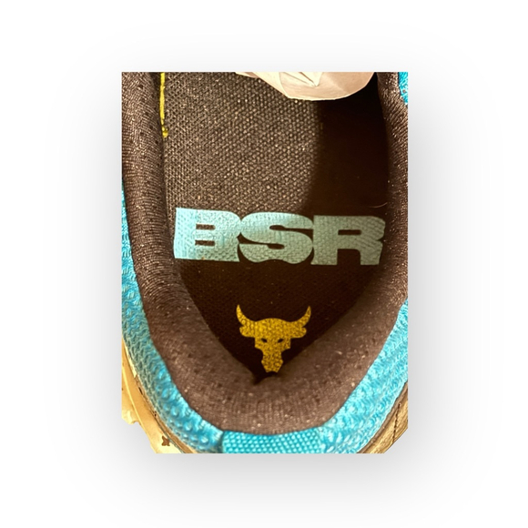 Under Armour Men’s Project Rock BSR 3 'Circuit Teal Black' Sz 10.5 3027344-300 - Picture 9 of 10